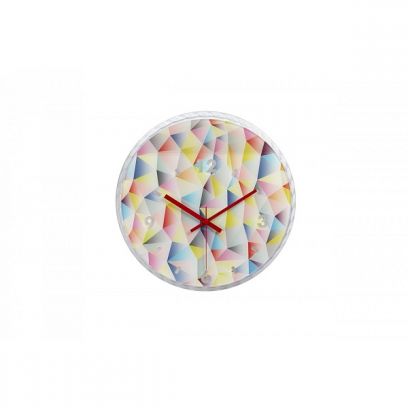 Orologio da parete Clip multicolor