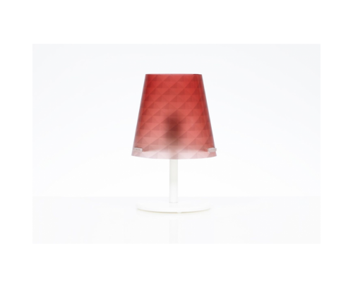 Lampada da tavolo Boemia colore Rosso L 18