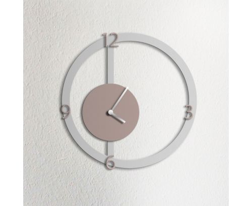 Orologio da parete HALO, grigio e tortora