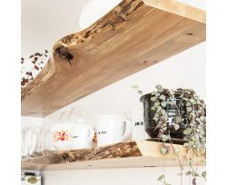 Mensola in legno massello 140 cm