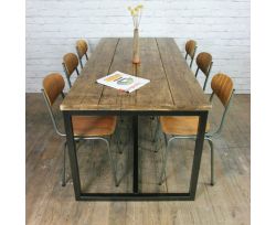 tavolo Martin in legno massello 160x80x78 cm
